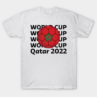 World Cup Qatar 2022  - Team Morocco T-Shirt